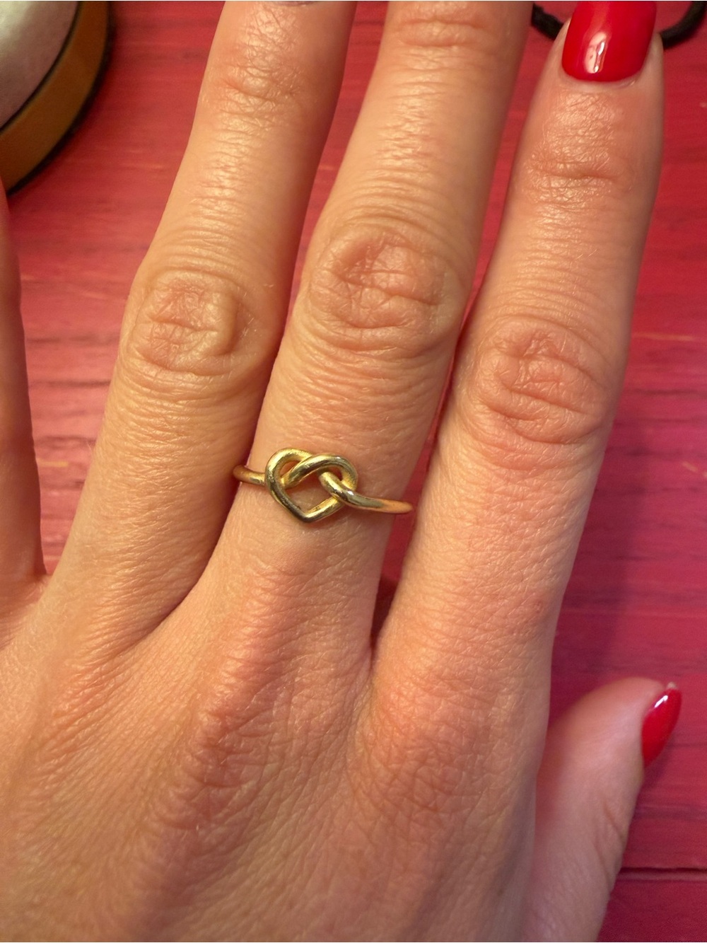 James Avery Delicate Heart Ring Gold - Picture 3 of 4